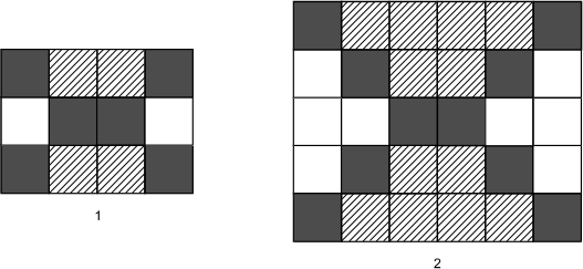 illustration of two patterns